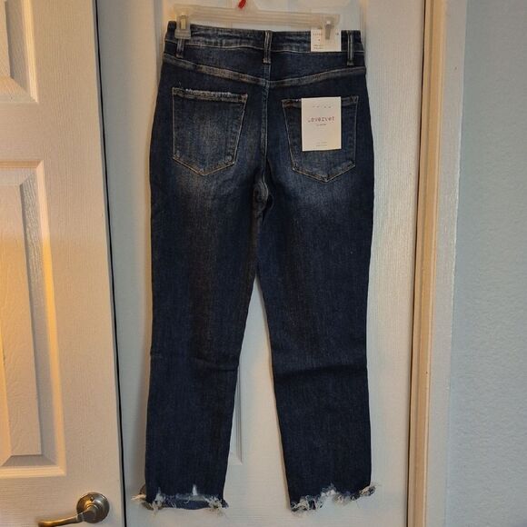 💲2️⃣0️⃣ Bundled ✔️Lovervet By VERVET Womens Dark RINSE Blue Jeans "JACKIE" Sz 8 - Picture 13 of 15